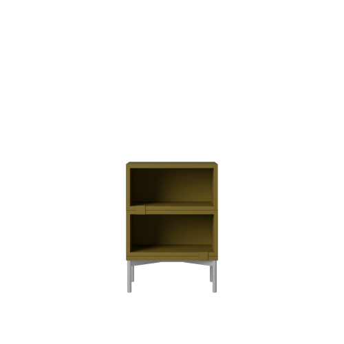MUUTO stolik nocny STACKED brązowo-zielony