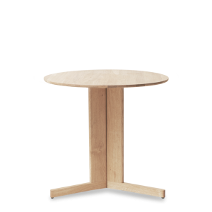 FORM & REFINE stół okrągły TREFOIL Ø75 cm | dąb bielony