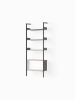 146228A545_Rombe_IF3_Anthracite uprights_Anthracite shelves_Walnut cabinet.png