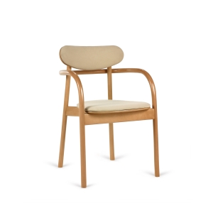 Paged La Benda B-2961 krzesło z tapicerowanym siedziskiem