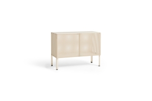 HAY szafka stojąca PERFORATED CABINET eggshell