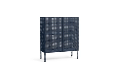 HAY szafka stojąca PERFORATED CABINET steel blue M