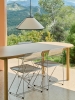 Annex Table Oblong oak_Ava Cone Pendant_X-Line Chair chromed steel Indoor 02.jpg