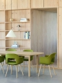Layout Armchair 224 Remix 0912 wb lacquered oak base_Annex Table Oblong wb lacquered oak frame wb lacquered oak tabletop_Compass Pendant 430 oyster white.jpg