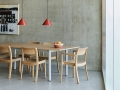 Annex Table Overhang anodized alu frame wb lacquered oak tabletop_Compass Pendant 260 pompeiian red_Pastis Chair wb lacquered oak.jpg