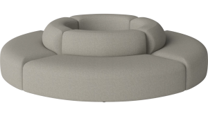 BOLIA sofa zaokrąglona Angle Curved 4 Modules - circular