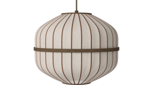 BOLIA lampa wisząca Lucén Octagon Ø40 x H 33 cm ciemny dąb