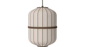 BOLIA lampa wisząca Lucén Cylinder Ø28 x H 37,5 cm ciemny dąb