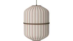 BOLIA lampa wisząca Lucén Cylinder Ø40 x H 54 cm ciemny dąb 