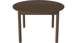 BOLIA stół RONYA okrągły rozkładany 122 cm przydymiony dąb