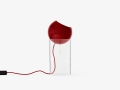 146095_146092A182_Topan Floor Lamp VP14_Clear Acrylic w. Vermilion Red_Side_ON.jpg