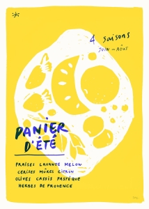 THE POSTER CLUB druk artystyczny L'ETE  50 x 70 cm 