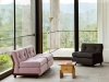 Amanta 2 Seater Yuma 1851 burgundy red shell_Amanta 1 Seater Yuma 1010 anthracite shell_Wood Box Coffee Table oak.jpg