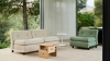 Amanta 1 Seater Osumi 27 bottle green shell_Amanta 2 Seater Vanir 413 cream beige shell_Wood Box Coffee Table oak.jpg