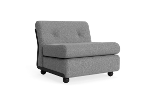 HAY fotel - moduł 1 os. - AMANTA ANTHRACITE, tkanina HALLINGDAL-126