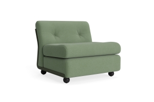 HAY fotel - moduł 1 os. - AMANTA BOTTLE GREEN, tkanina OSUMI-27