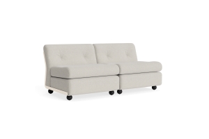 HAY sofa moduł 2 os. - AMANTA CREAM BEIGE, tkanina STORY-102