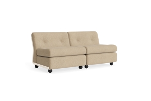 HAY sofa moduł 2 os. - AMANTA CREAM BEIGE, tkanina TURF-SAND