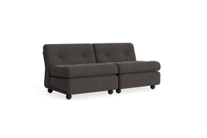HAY sofa moduł 2 os. - AMANTA ANTHRACITE, tkanina YUMA-1010