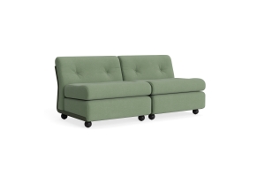 HAY sofa moduł 2 os. - AMANTA BOTTLE GREEN, tkanina OSUMI-27