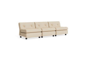 HAY sofa moduł 3 os. - AMANTA CREAM BEIGE, tkanina HALLINGDAL-220
