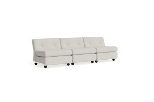 HAY sofa moduł 3 os. - AMANTA CREAM BEIGE, tkanina STORY-102