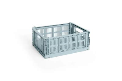 HAY skrzynka COLOUR CRATE M przykurzony niebieski 