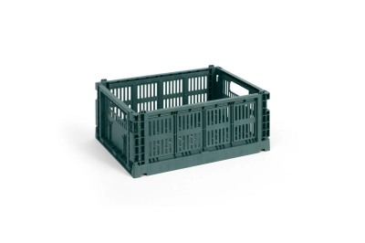 HAY skrzynka COLOUR CRATE M ciemnozielony