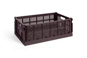 HAY skrzynka COLOUR CRATE L bordowa