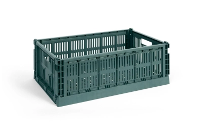 HAY skrzynka COLOUR CRATE L ciemnozielony
