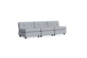 HAY sofa moduł 3 os. - AMANTA FROST BLUE, tkanina NAVELI-723