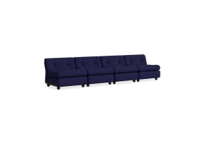 HAY sofa moduł 4 os. - AMANTA ANTHRACITE, tkanina YUMA-1477