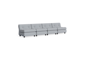 HAY sofa moduł 4 os. - AMANTA FROST BLUE, tkanina NAVELI-723