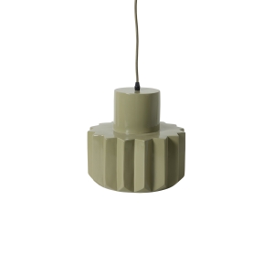 HK LIVING lampa wisząca ceramiczna STELLAR sage