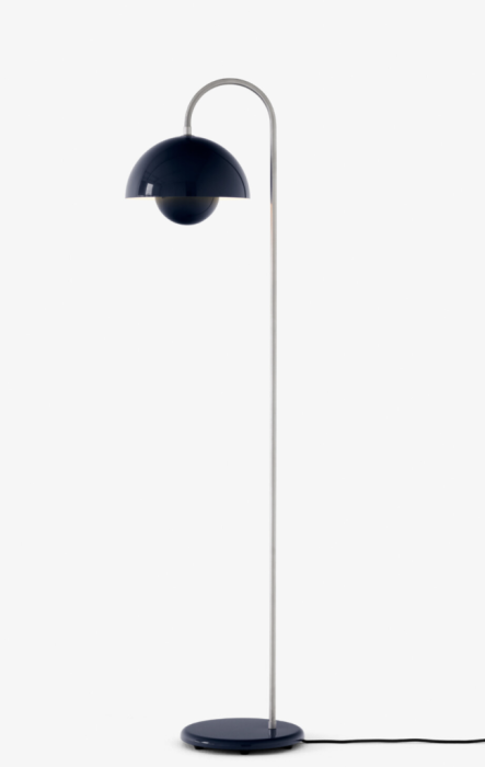 &Tradition lampa podłogowa FLOWERPOT VP12 steel blue