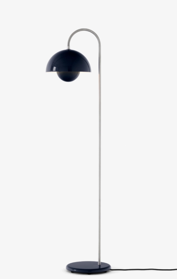 &Tradition lampa podłogowa FLOWERPOT VP12 steel blue