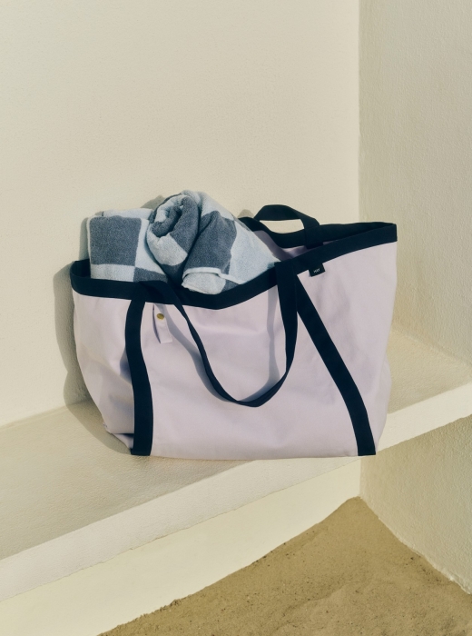 Everyday Sports Bag M lavender_Check Bath Towel Organic steel blue.jpg