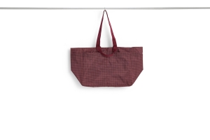 HAY torba WEEKEND GRID M burgundowa  