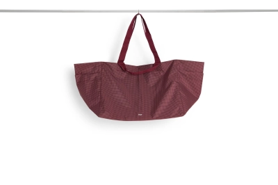 HAY torba WEEKEND GRID L burgundowa