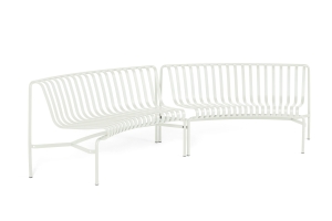 HAY zestaw dwóch ławek PALISSADE PARK DINING IN - IN cream white