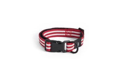 HAY obroża dla psa DOGS COLLAR czerwona w paski
