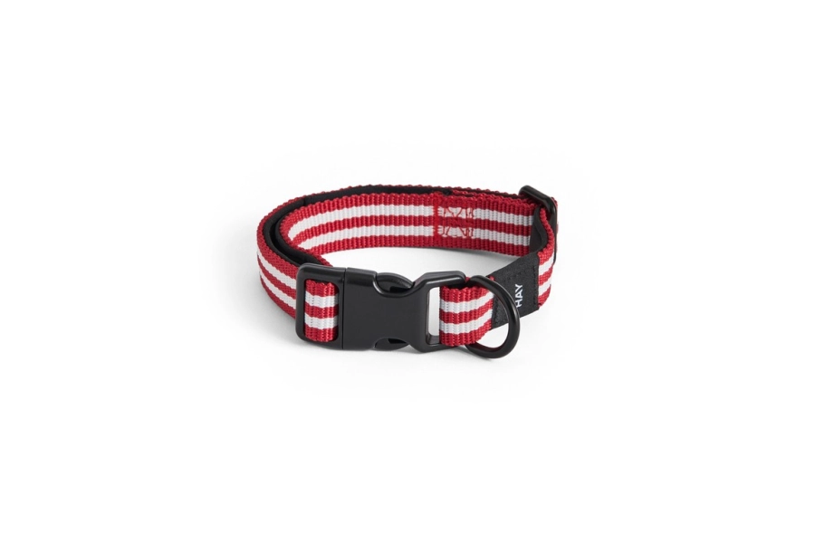 AD864-D012-AU34_HAY Dogs Collar Flat S-M red and white stripe.jpg
