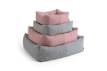 HAY Dogs Bed red stripe with zipper_Family.jpg