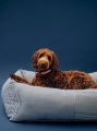 HAY Dogs Bed Zip L blue and white stripe_HAY Dogs Collar Flat M-L red and white stripe.jpg