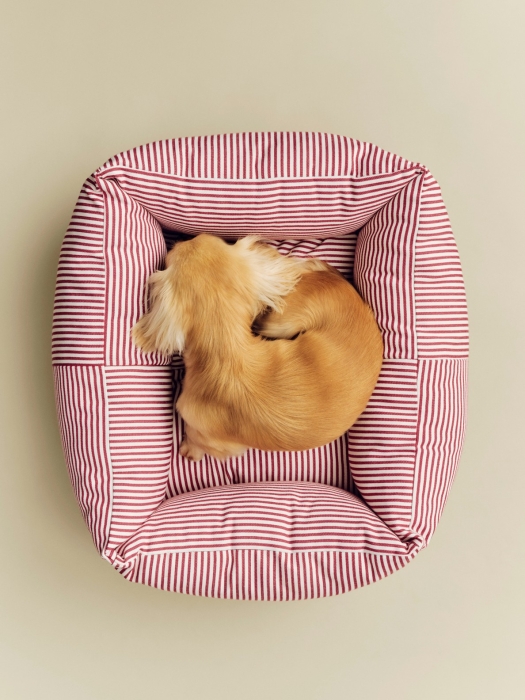HAY Dogs Bed Zip X-small red and white stripe.jpg