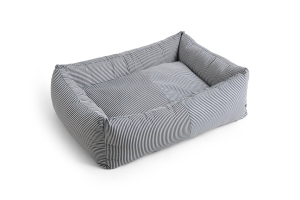 HAY legowisko dla psa DOGS BED L paski biało/granatowe