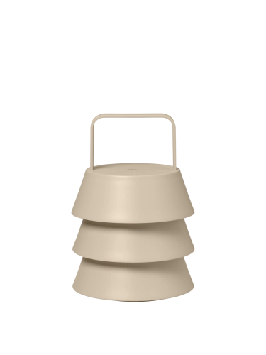 FERM LIVING lampka przenośna LUVER kaszmirowa