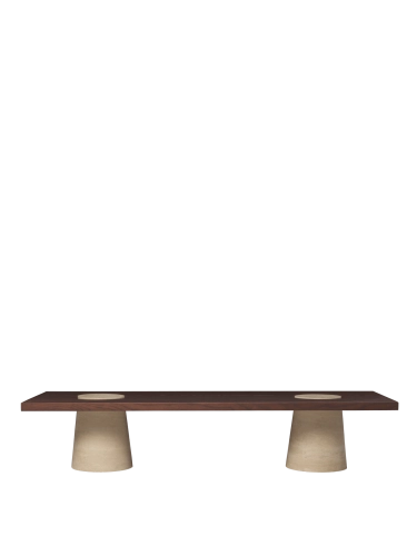 FERM LIVING stolik kawowy GROVA Travertine