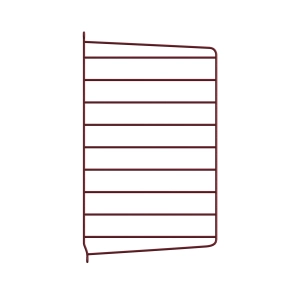 STRING panel ścienny dark red, różne rozmiary