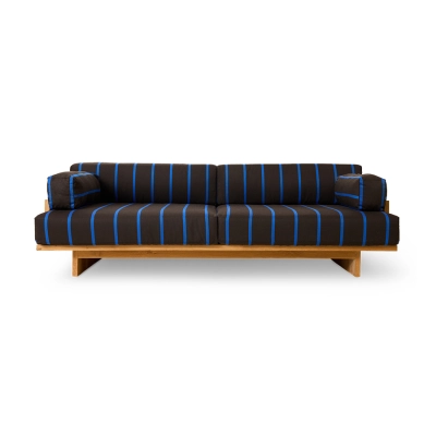HK LIVING sofa outdoor TEAK  burnt sky